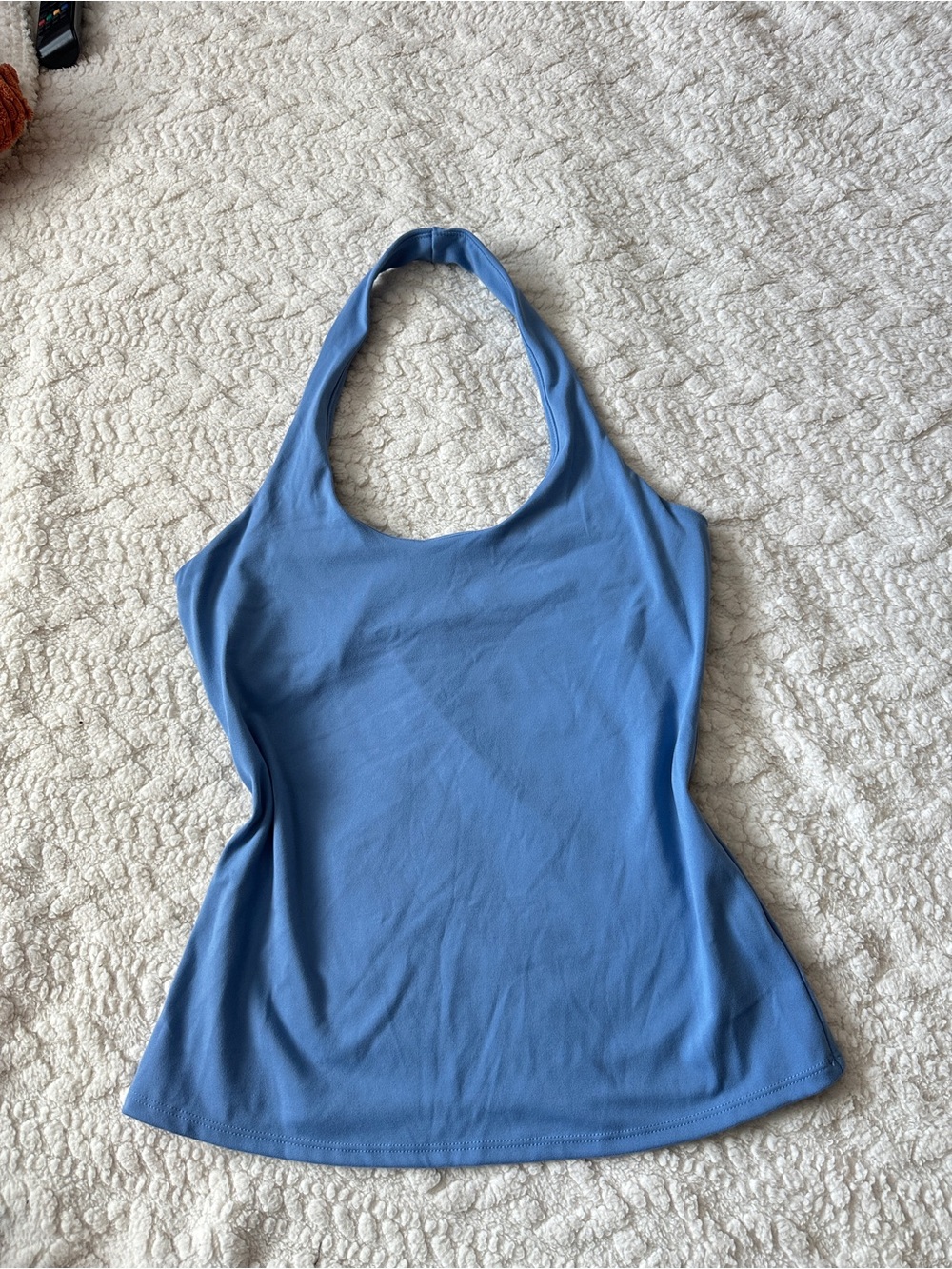Blue Halter Tank Top - Women